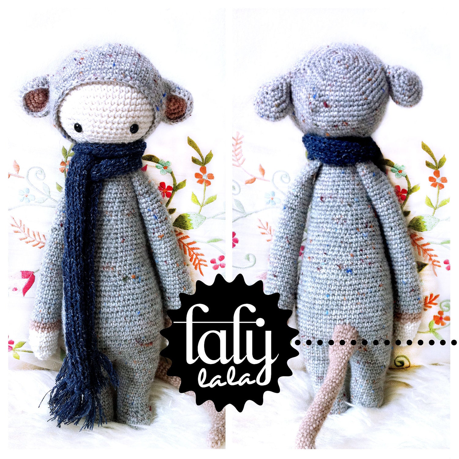 Crochet Pattern Doll "RADA the rat" PDF
