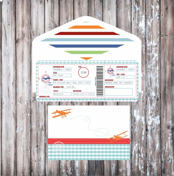 AIRPLANE PARTY INVITATION - Airplane printable invitation Il_570xn