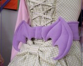 Bat wing/ Dragon wing soft ribbon tie belt