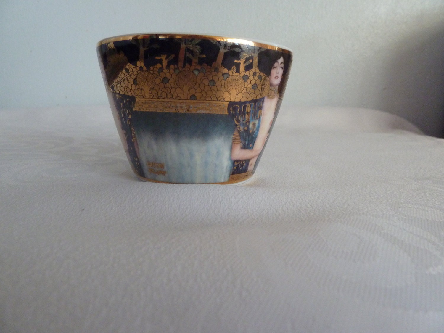 Goebel candel holder Artis Orbis G. klint  diameter 3,5" 2,5"heigth