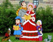 Victorian Carolers Set Life size