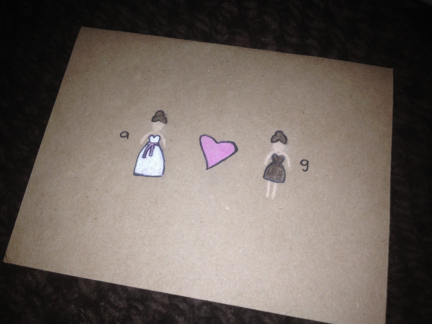 Customized Bridesmaid Card