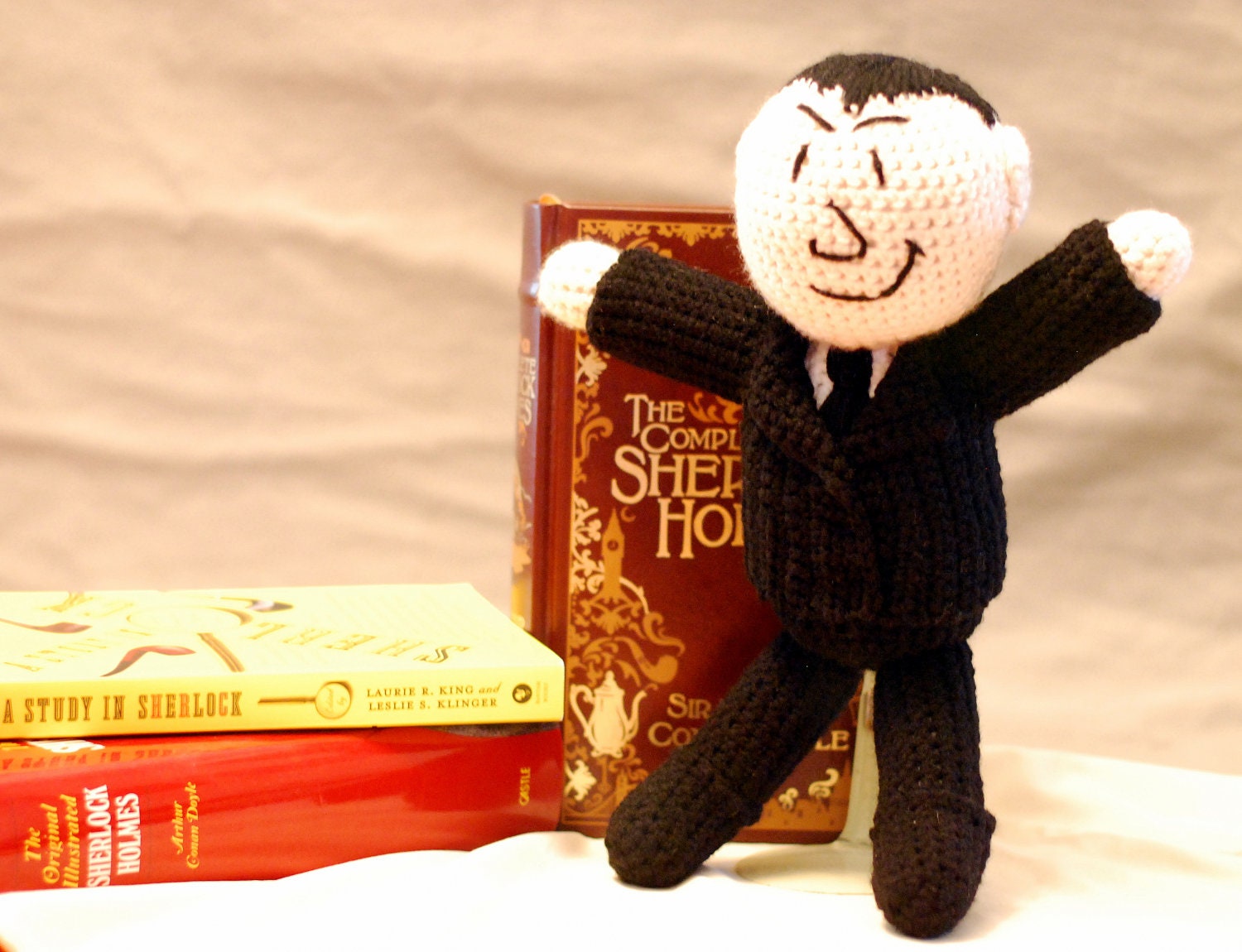 Jim Moriarty -- BBC Sherlock -- crochet doll