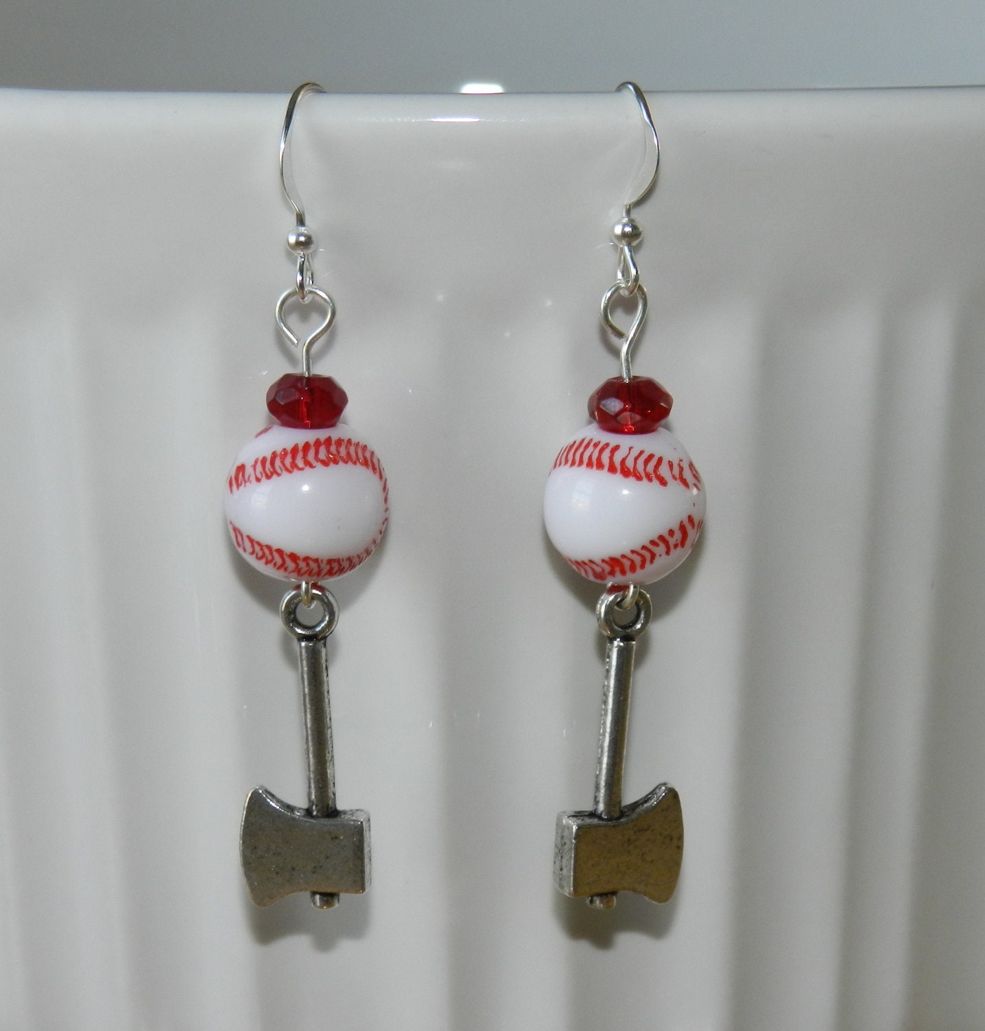 Atlanta Braves Baseball Inspired Tomahawk Earrings: reserved for shores