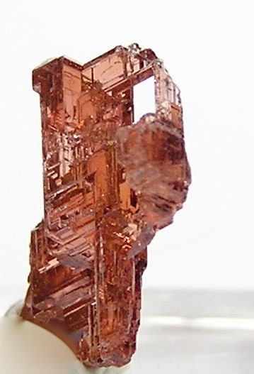 Red Spessartine Garnet Natural Etched Crystal 4 carats