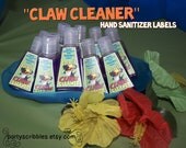 RIO Birthday "Claw Cleaner" Labels Personalized Printable DIY Il_170x135