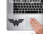 Vinyl Decal - Wonder Woman inspired Symbol inspired decal for Macbook trackpad
