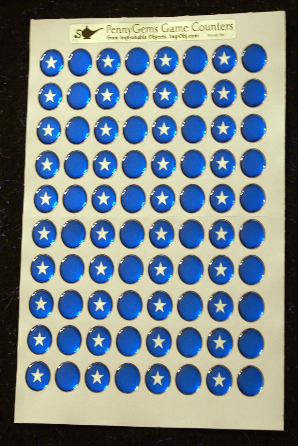 PennyGems Primary Single Color Sheet