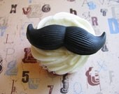 3D Mustache Fondant  Cupcake Topper Cake Decor