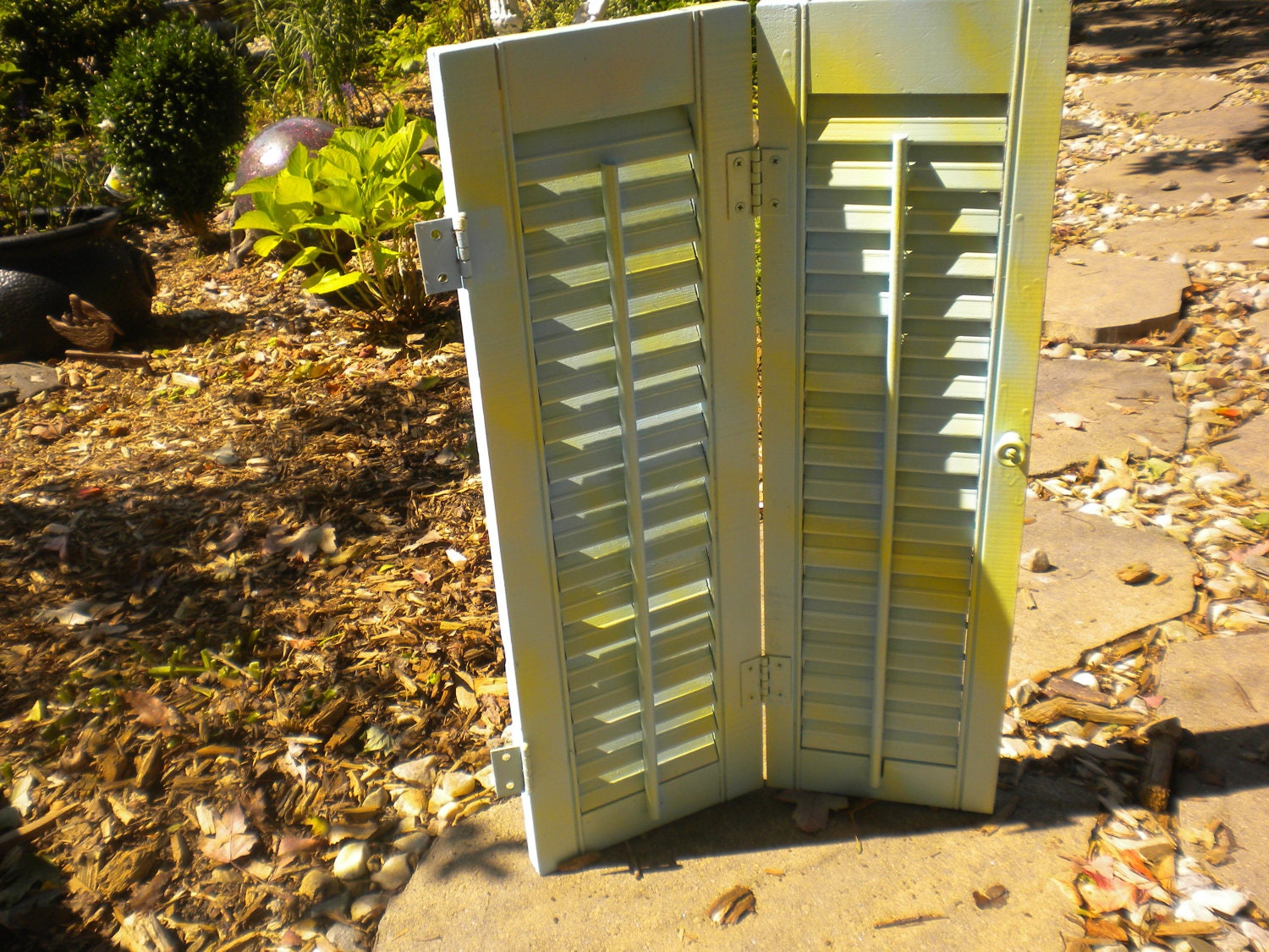 Upcycled wooden Eclectic Shutter,Vintage,Cottage,Cottage Chic,French Shutter,Back Drop,Shabby Chic,Wall Decor,Tabletop Shutter
