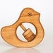 Organic wooden rattle Little Bird