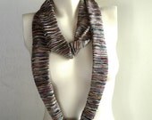 FREE SHIPPING Gray MISSONI Skinny Infinity Scarf Eco Friendly
