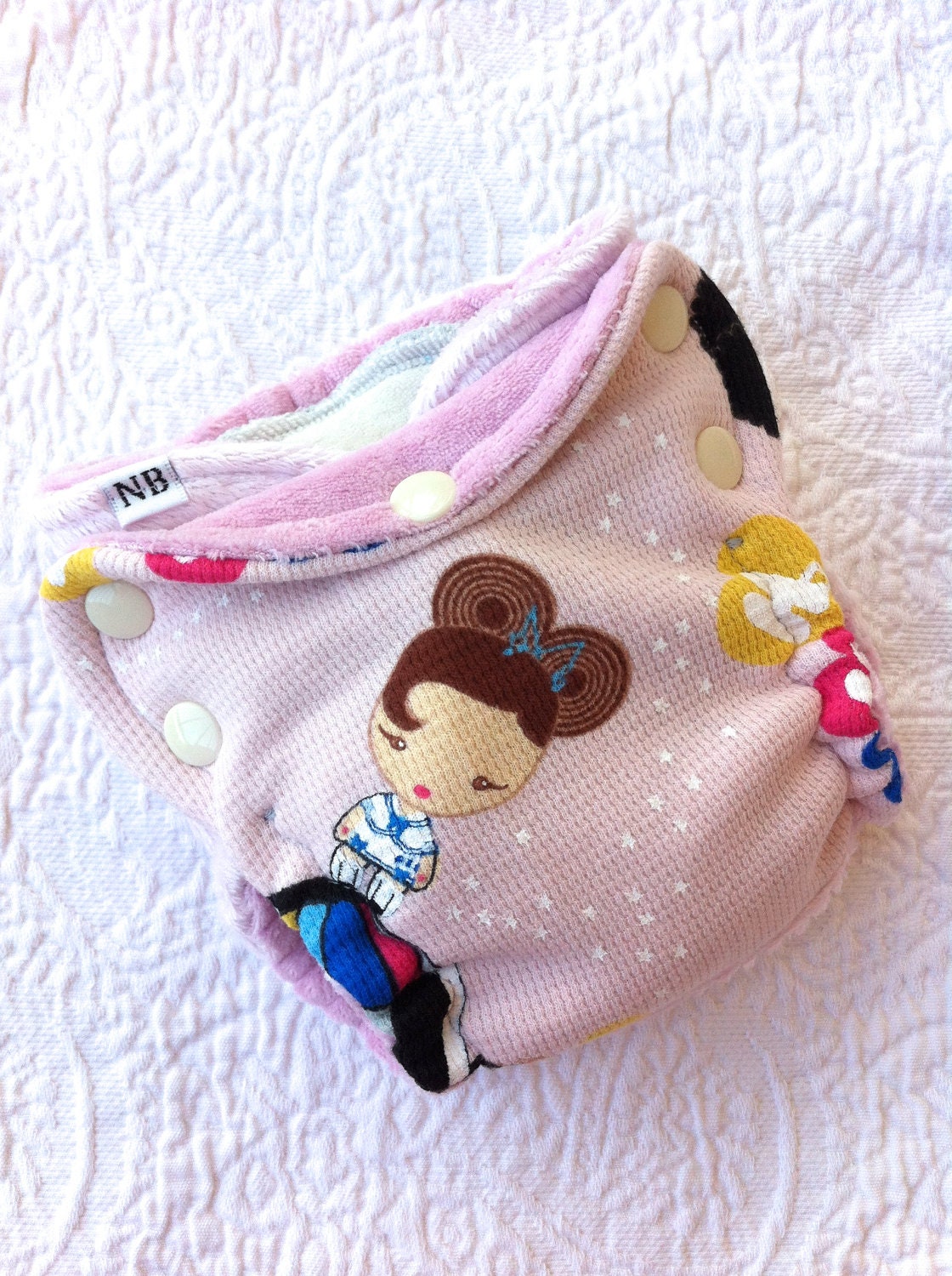 GBW fitted cloth diaper, NB