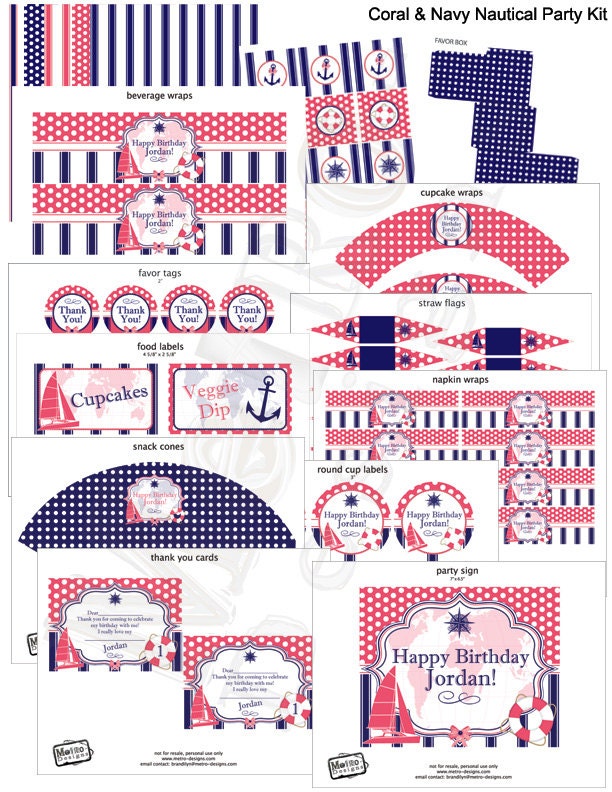 Sailor Party Kit Il_570xn