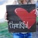 thankful reclaimed wood sign