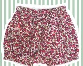 Liberty Print Baby Bloomers/ Diaper Covers