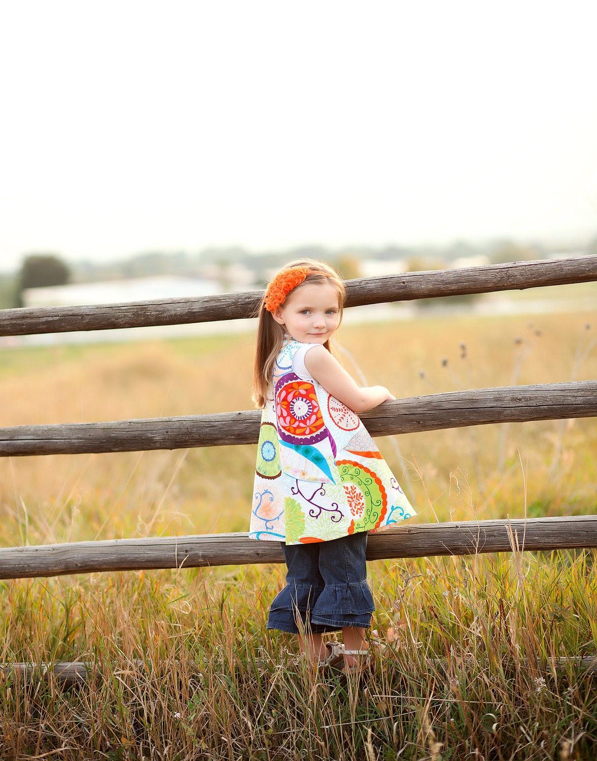 Ingrid in Gypsy - Baby Toddler Dress - Nursery - Handmade Girls Dress  - Little Girls Dress Pattern - KK Children Designs - 3M to 4T