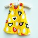 Farm Country - Children Clothing - Spring Dress - Newborn Dress - Farm Hens - School Trip - Yellow - Girls Clothing Pattern  - 3M to 4T