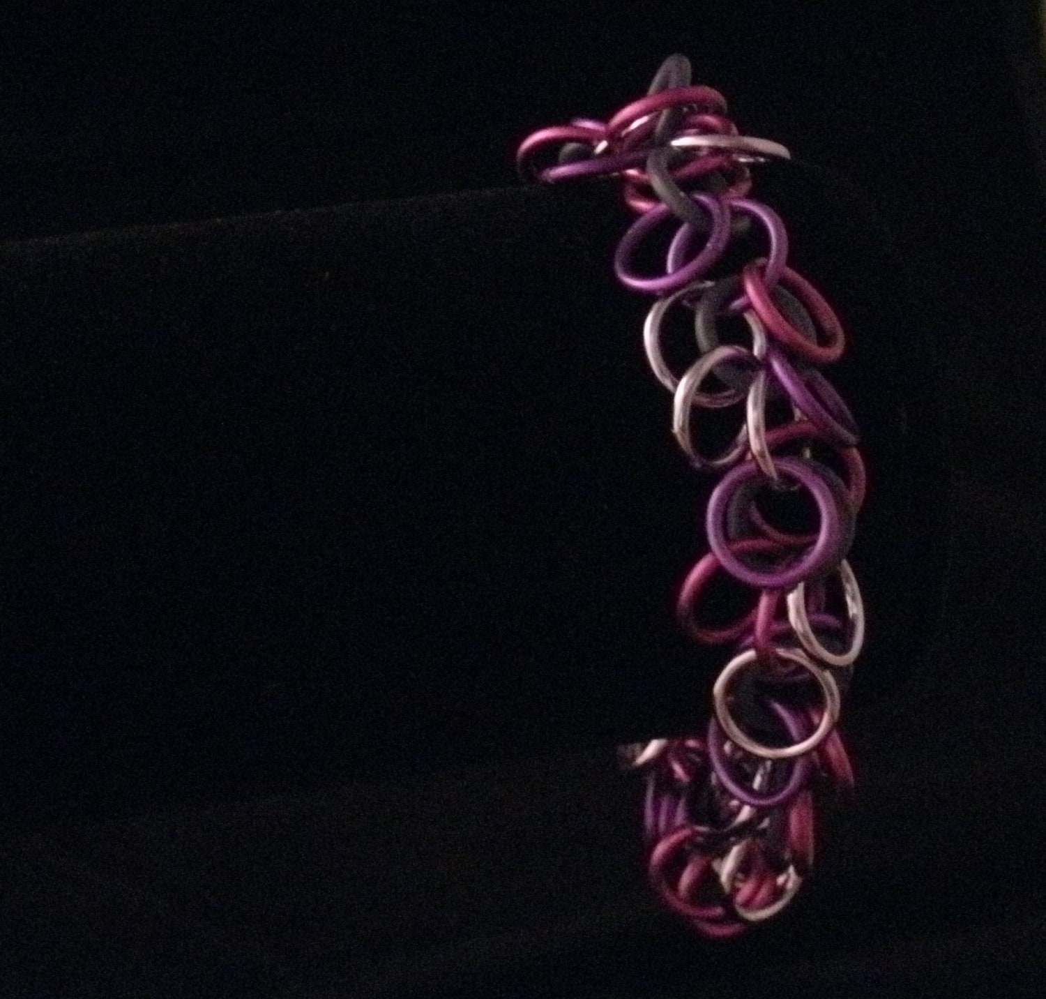 Hanging Bells Bracelet in Three Color Purple