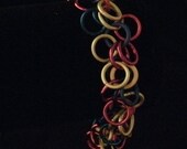 Hanging Bells Bracelet in Red, Yellow, and Royal Blue