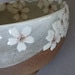 white cherry blossom bowl