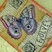 OOAK Art Collage and Ink Card "EVOLVE"