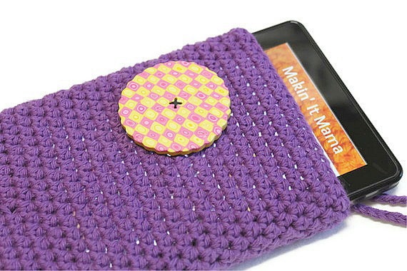 Crochet Kindle Sleeve, Kindle Case, Kindle Cover