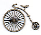 Penny Farthing Bike Chipboards Scrap FX Scrapbooking Art Mixed Media Card Making Painting Crafting Embelishment