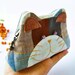 Cat purse / Cat zipper purse / Cat coin purse / Hand embroidery / Gift bag / Small bag zippered