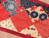 Americana Red,White and Blue Patriotic Table Runner
