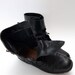 Vintage black leather army boots // military boots // grunge boots