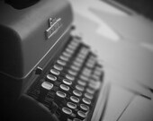 Black and  white photography, Typewriter photography, fathers day, Photography, Nursery art, home decor