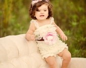 Lace Romper-Couture Lace Romper-Vintage Baby-Petti Romper-Lace Petti Romper-Cake Smash-1st Birthday Outfit-Baby Photo Prop