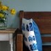 Blue Houses and Pink Trees Printed Pillow Cover 18x18