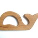 SALE Wooden baby teething toy "Fish ". Toys impregnated with  linseed oil - Ready to Ship