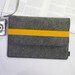 Macbook Pro Macbook Air 13" Macbook Sleeve Macbook Case Macbook Bag Macbook Holder Handmade Customized w Yellow Elastic Strip :E1148-MGra03y