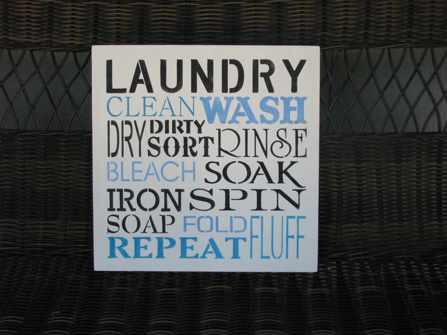 laundry sign