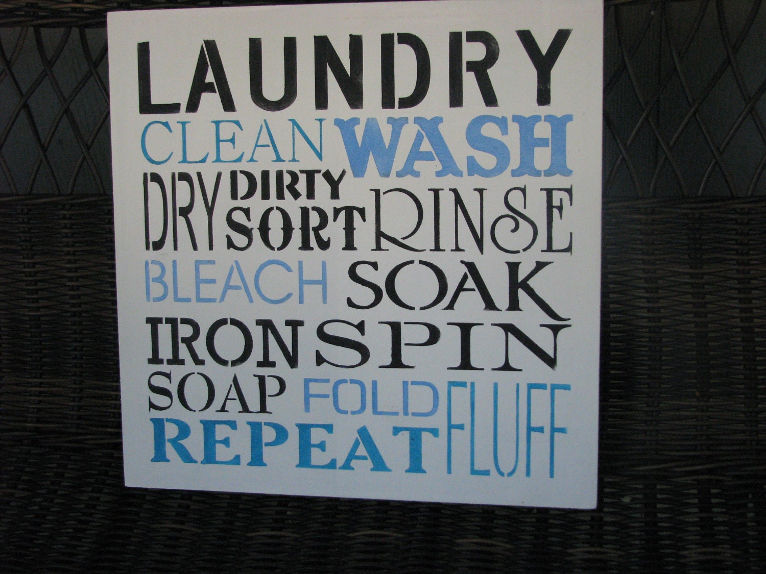 laundry sign