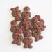 Gingerbread Men Buttons Set of 5