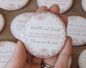 ROSE FLORAL design - Save the Date Magnets