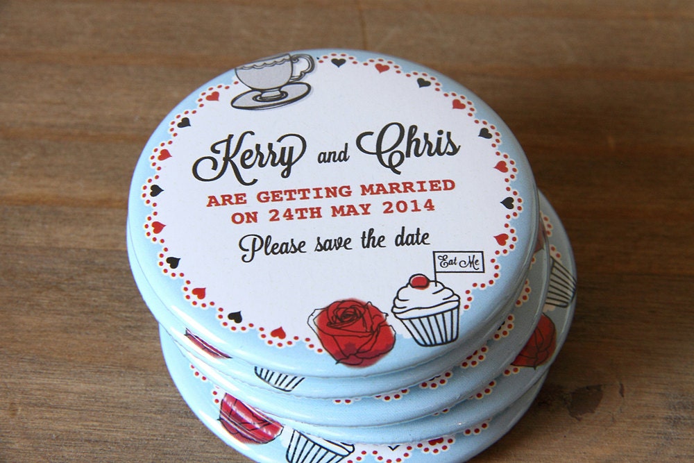 TEA PARTY design - Save the Date Magnets