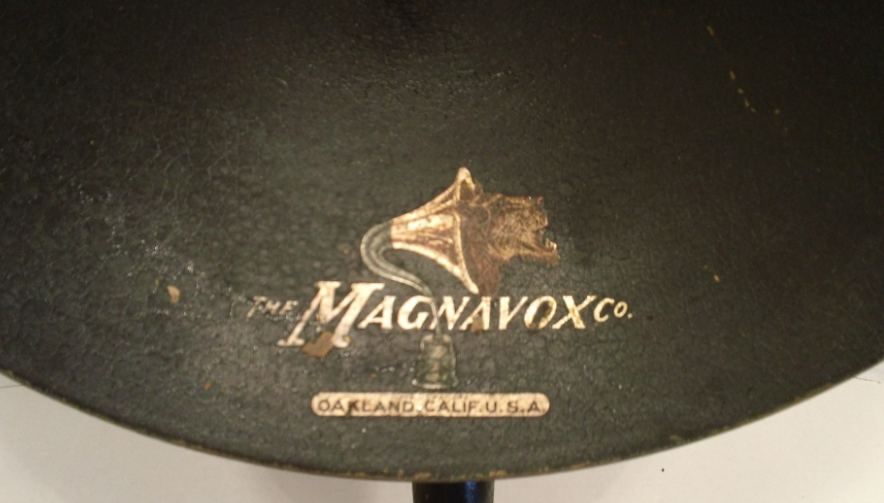 The Curved Magnavox Acoustic  iPhone Speaker Dock Utilizing a Vintage Antique   Gramophone Phonograph Horn -CUSTOM - MADE to ORDER-