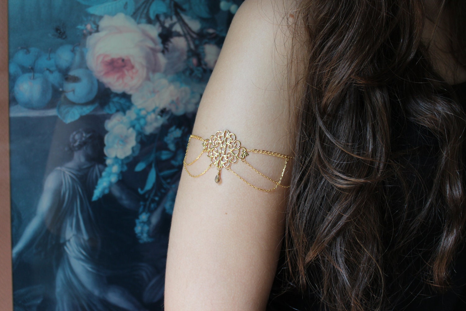 Gypsy Armlet, Gypsy Arm Band, Gypsy Armet, Arm Jewelry