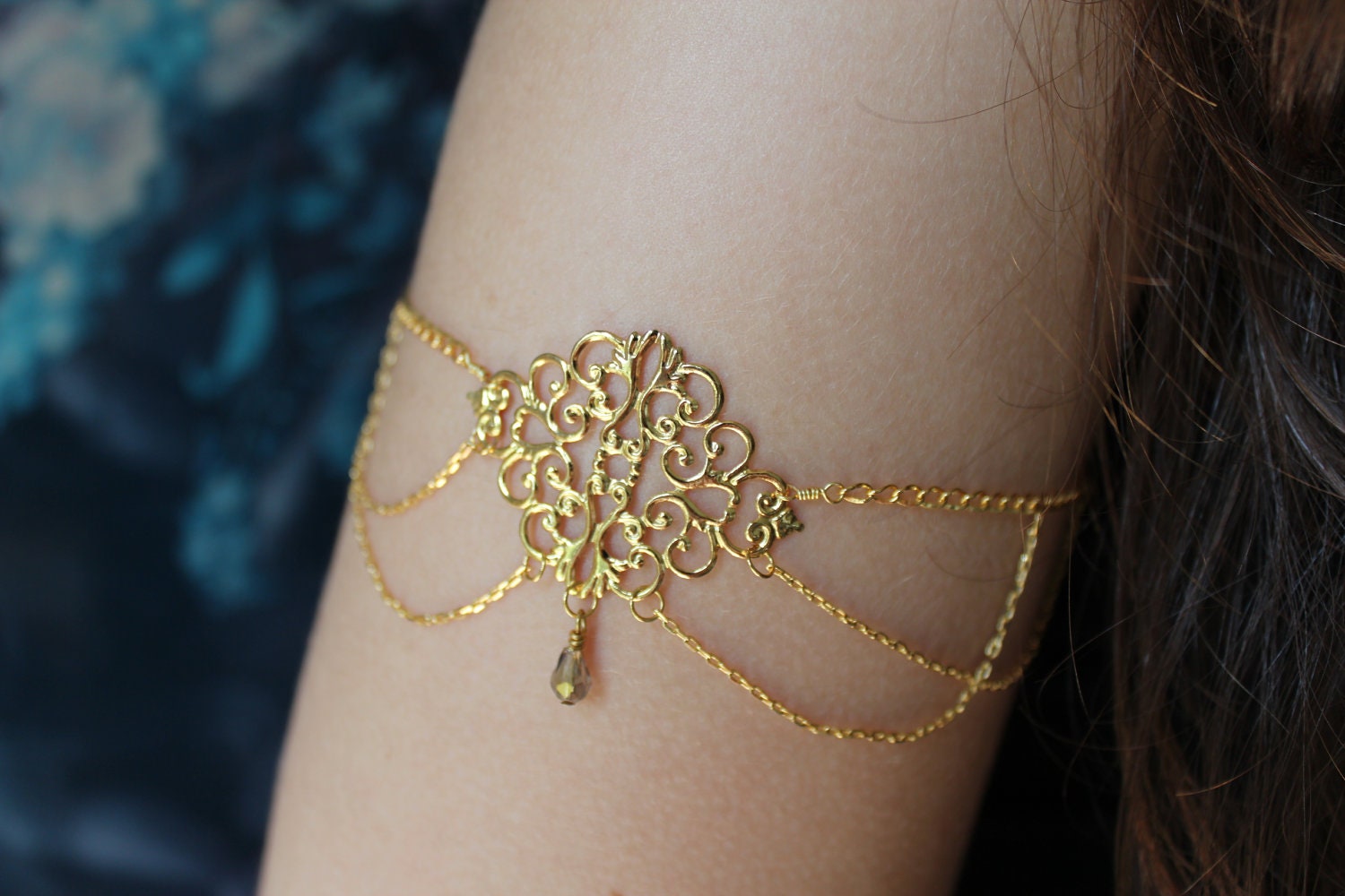 Gypsy Armlet, Gypsy Arm Band, Gypsy Armet, Arm Jewelry
