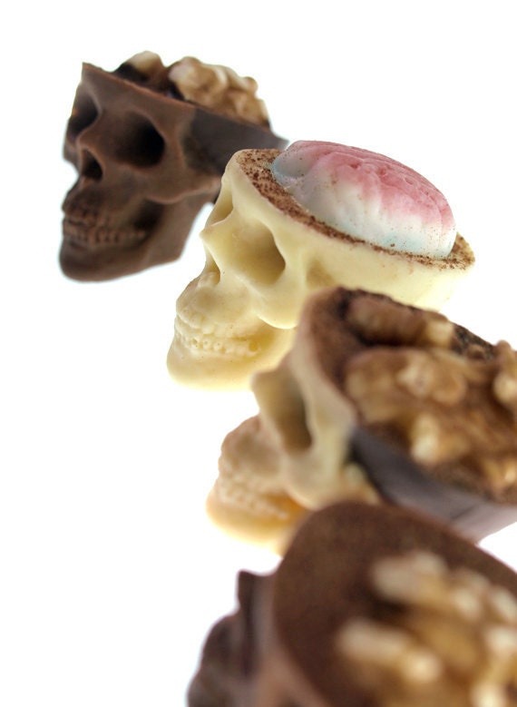 Chocolate Skulls Gone Nuts