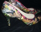 Wonder Woman Kitten Heel