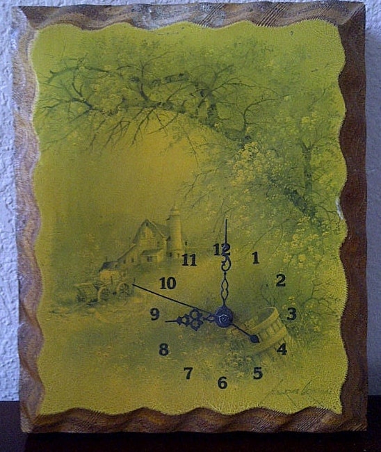 Vintage County Cottage Wall Clock
