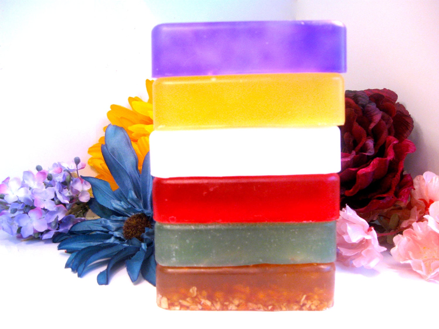 Glycerin Soap Variety Pack: Choose 3 Bars -- Handmade Glycerin Soaps