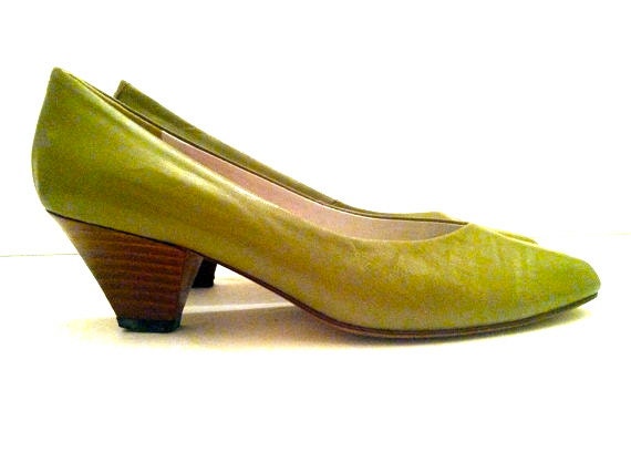 Green Summer Heels