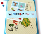 Wonder Words - postcards, envelopes and stickers set